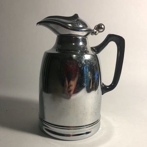 Vintage 1970's, Vacuum Sun Bottle Co Stainless Steel Coffee Carafe, Sun Co.